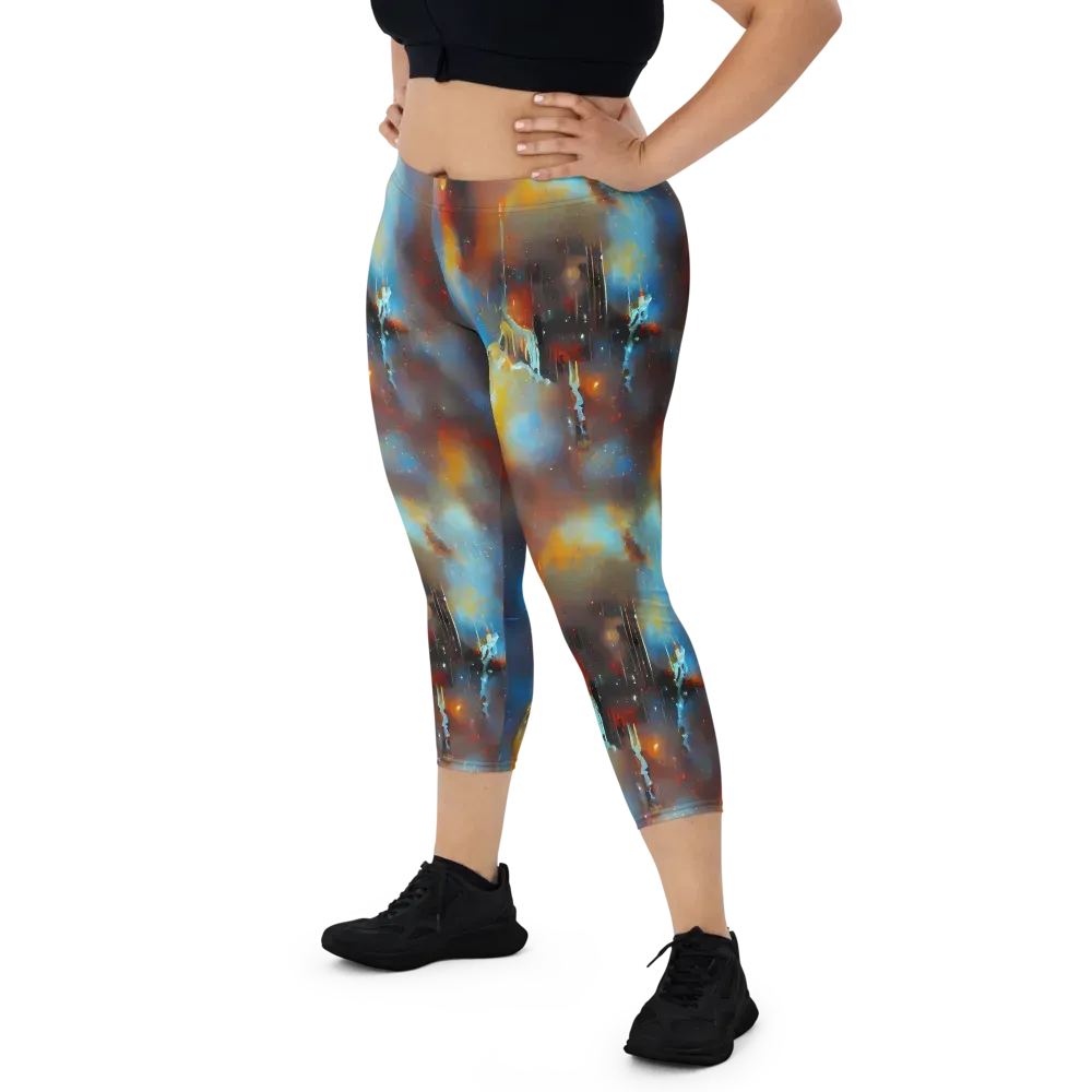 Chromatique Veil on Capri Leggings — Front