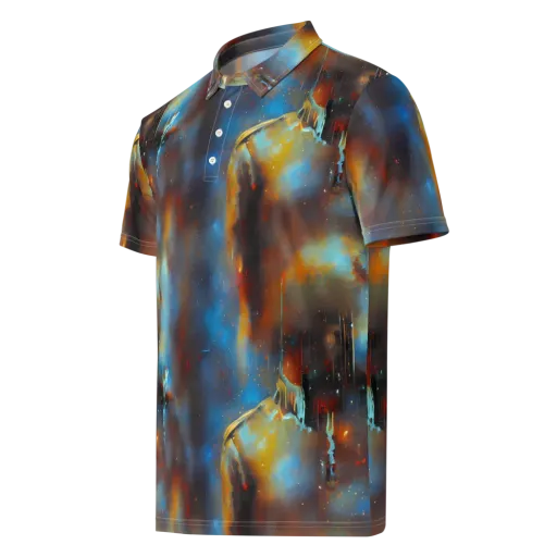 Chromatique Veil on a Men's Slim Fit Polo Shirt