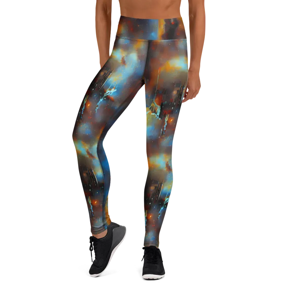 Chromatique Veil on Yoga Leggings — Front
