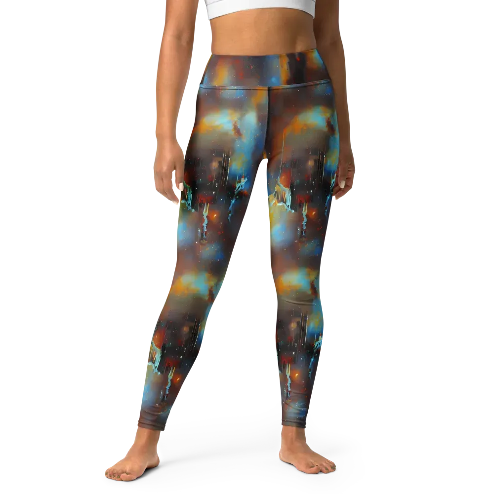 Chromatique Veil on Yoga Leggings — Front