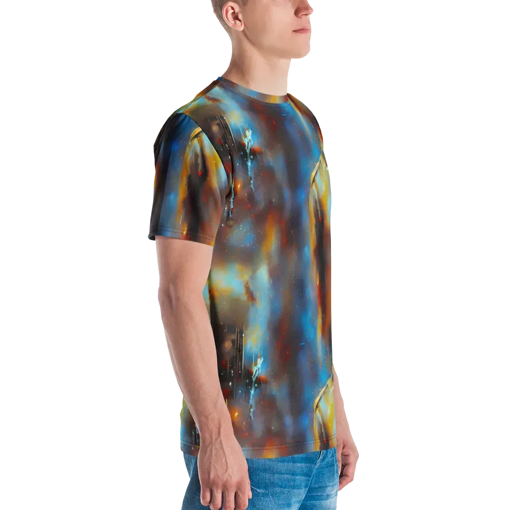 Chromatique Veil on Men's Crew Neck T-Shirt — Right