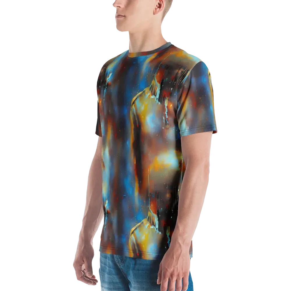 Chromatique Veil on Men's Crew Neck T-Shirt — Left