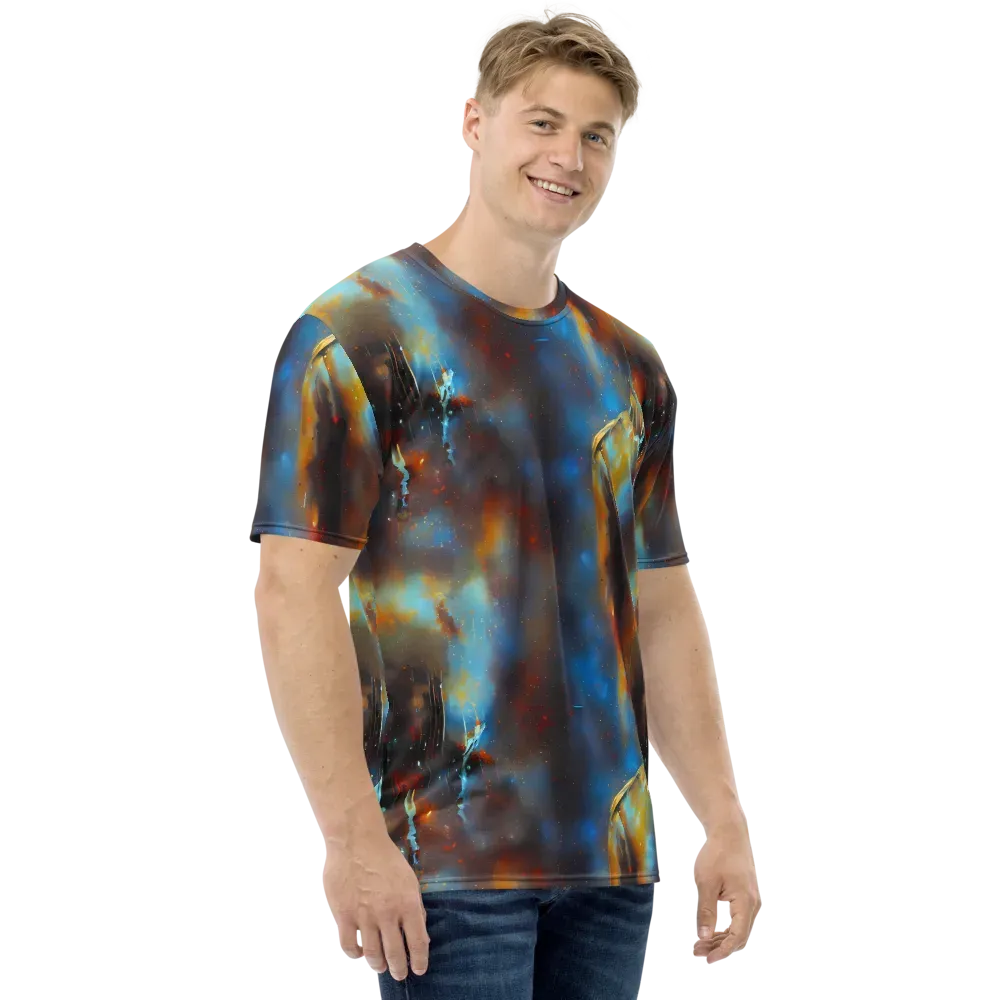 Chromatique Veil on Men's Crew Neck T-Shirt — Right