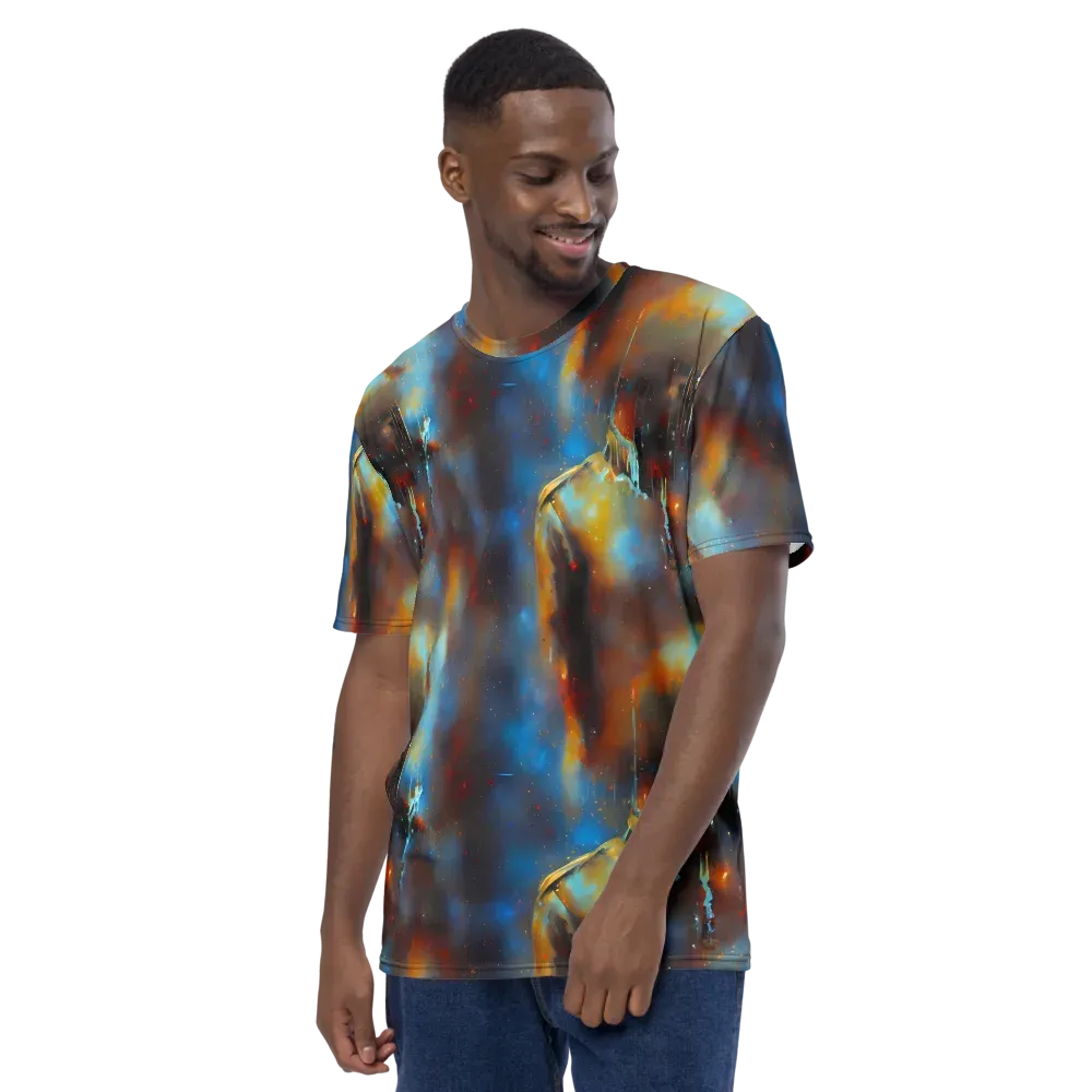 Chromatique Veil on Men's Crew Neck T-Shirt — Left