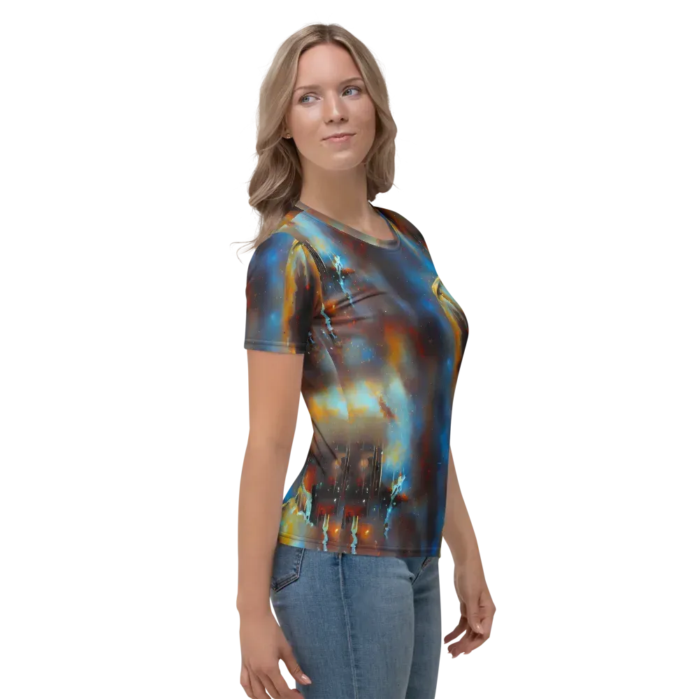 Chromatique Veil on Women's Crew Neck T-Shirt — Right