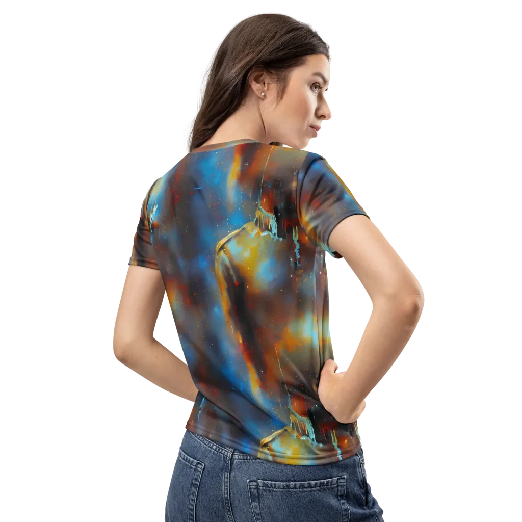 Chromatique Veil on Women's Crew Neck T-Shirt — Back