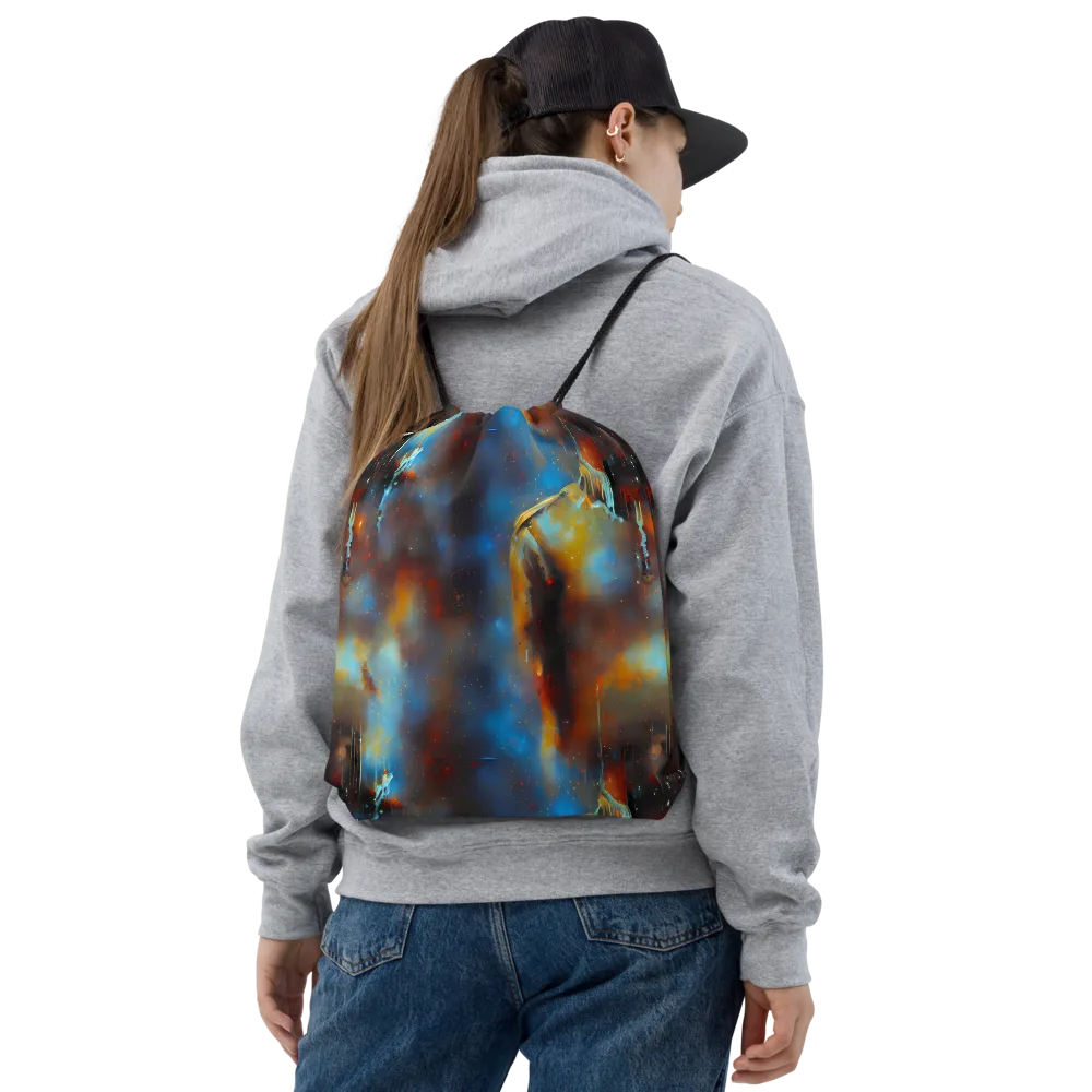 Chromatique Veil on Drawstring Bag — Front