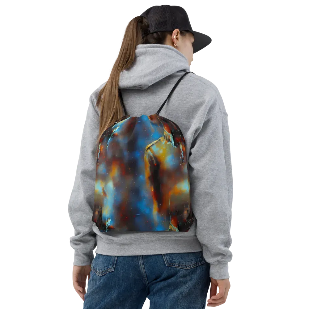 Chromatique Veil on Drawstring Bag — Front