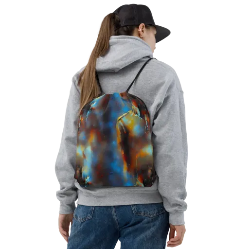 Chromatique Veil on a Drawstring Bag