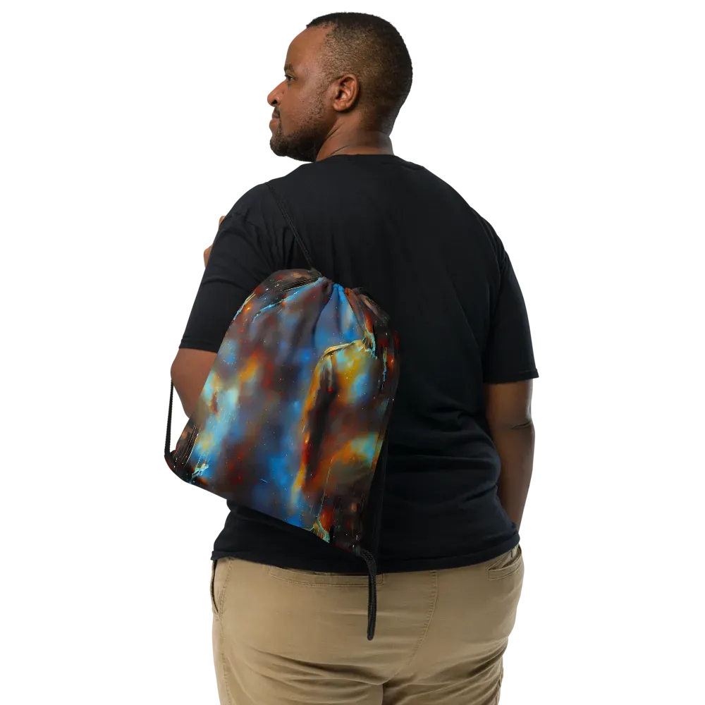 Chromatique Veil on Drawstring Bag — Front