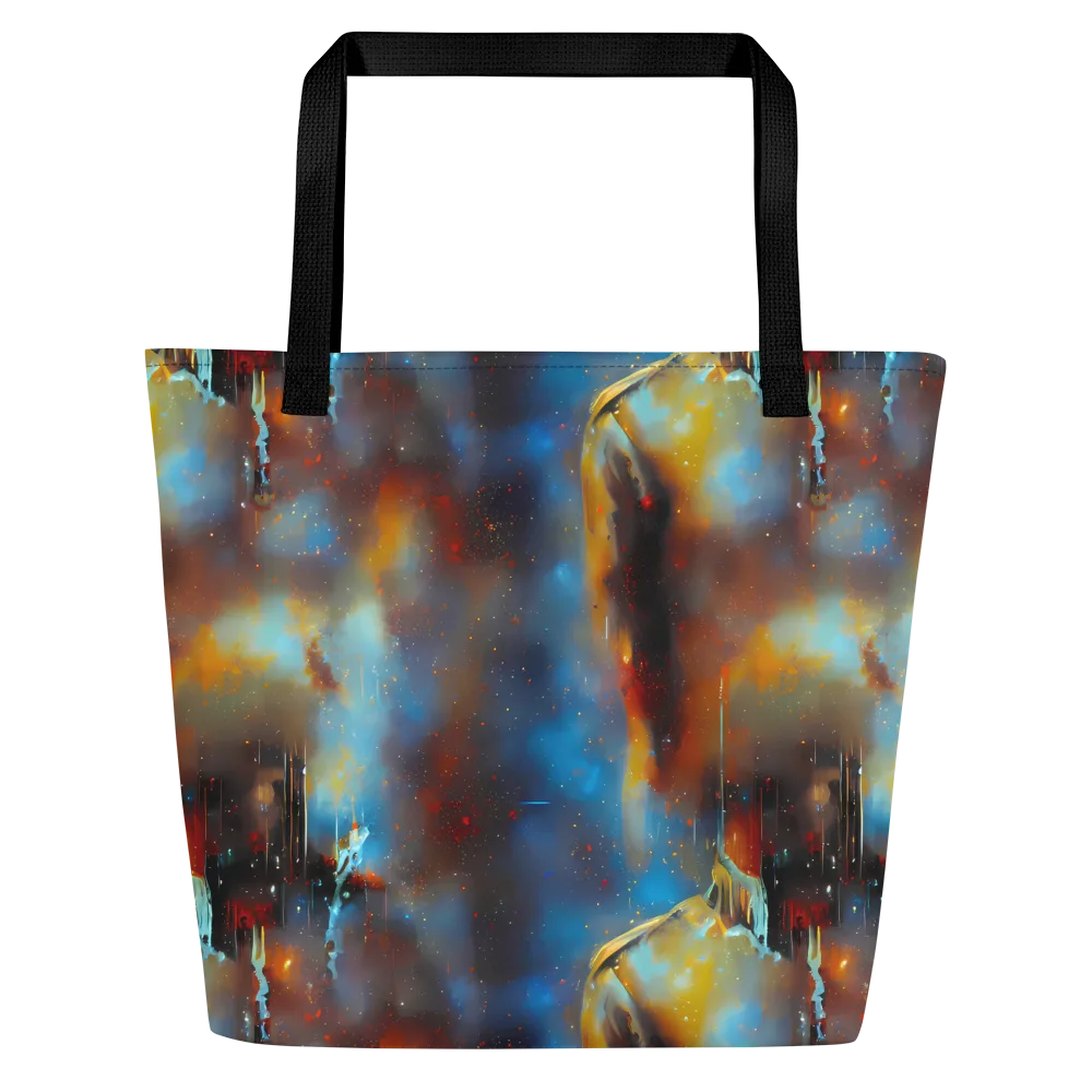 Chromatique Veil on Large Tote Bag W/ Pocket — Front