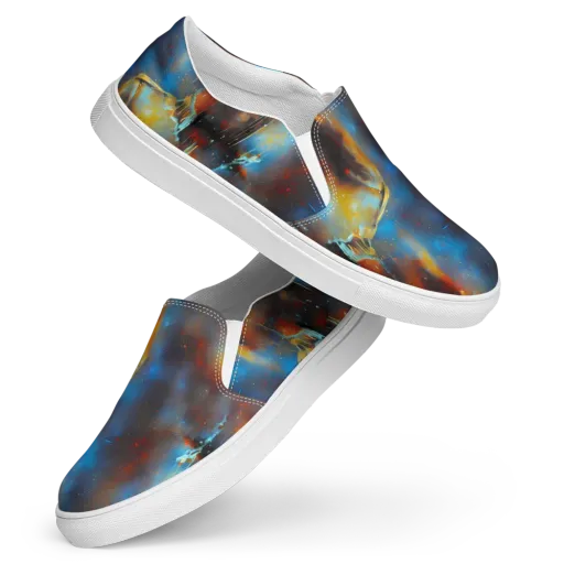 Chromatique Veil on a Women's Slip-On Canvas Shoes
