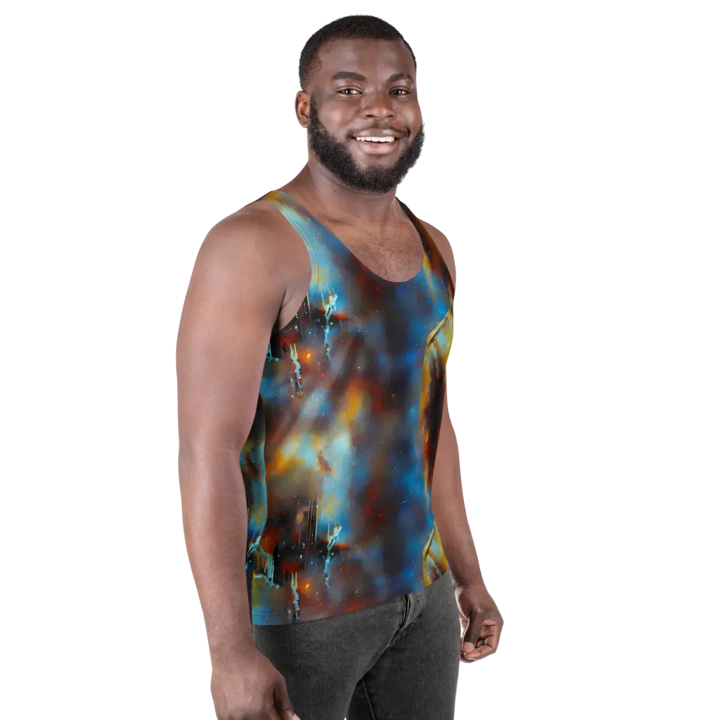 Chromatique Veil on Men's Tank Top — Right Front