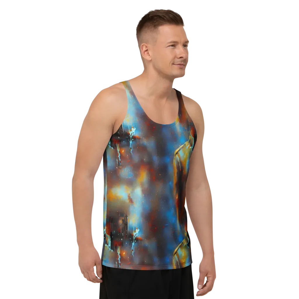 Chromatique Veil on Men's Tank Top — Right Front