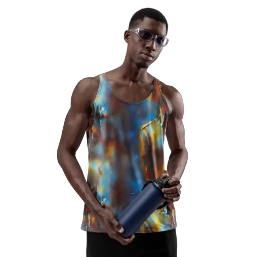Chromatique Veil on a Men's Tank Top