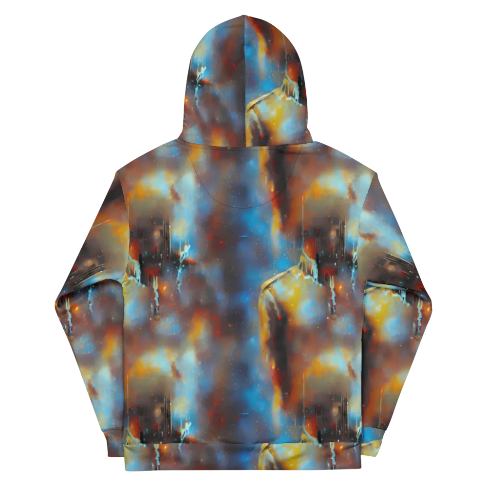 Chromatique Veil on Cotton Hoodie — Back