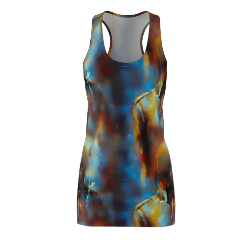 Chromatique Veil on a Racerback Dress
