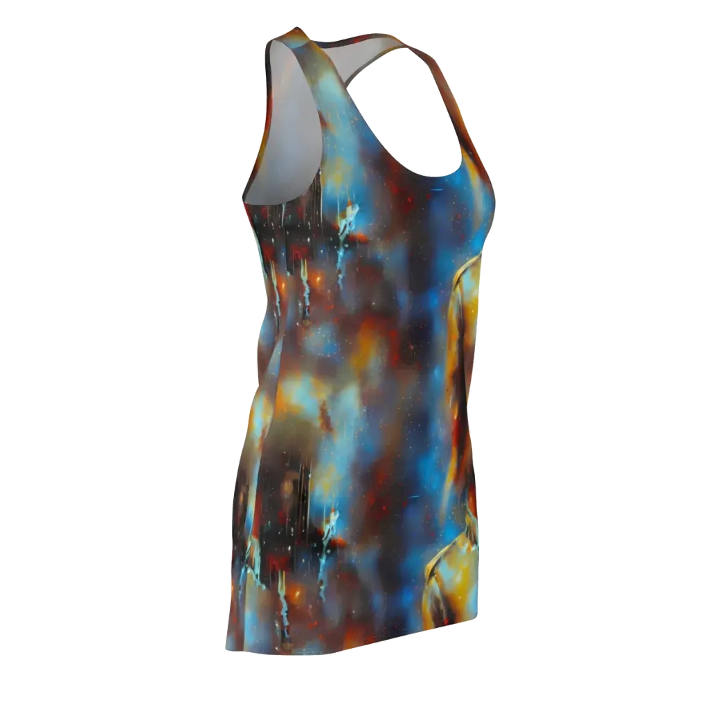 Chromatique Veil on Racerback Dress — Front Side