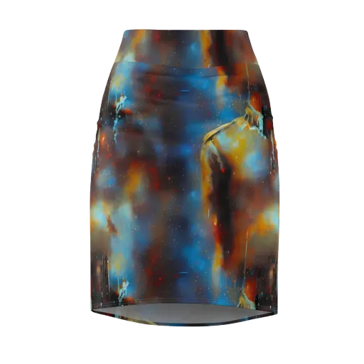 Chromatique Veil on a Pencil Skirt