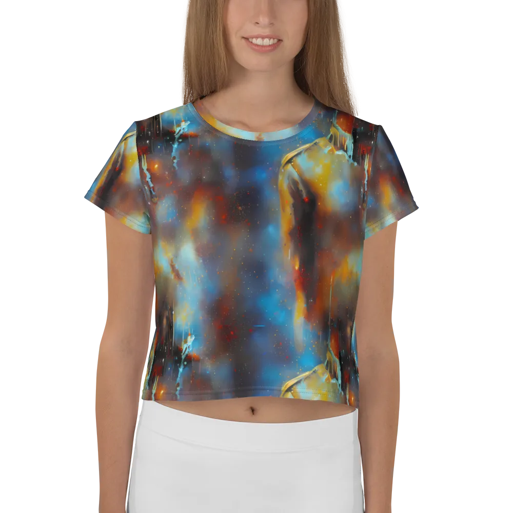 Chromatique Veil on Crop Tee — Front