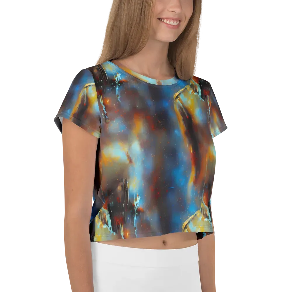 Chromatique Veil on Crop Tee — Right