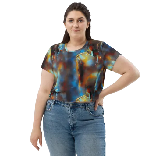 Chromatique Veil on a Crop Tee