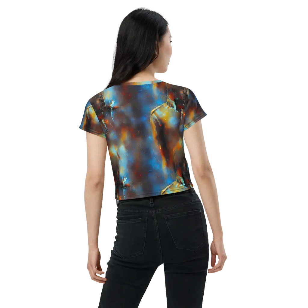 Chromatique Veil on Crop Tee — Back