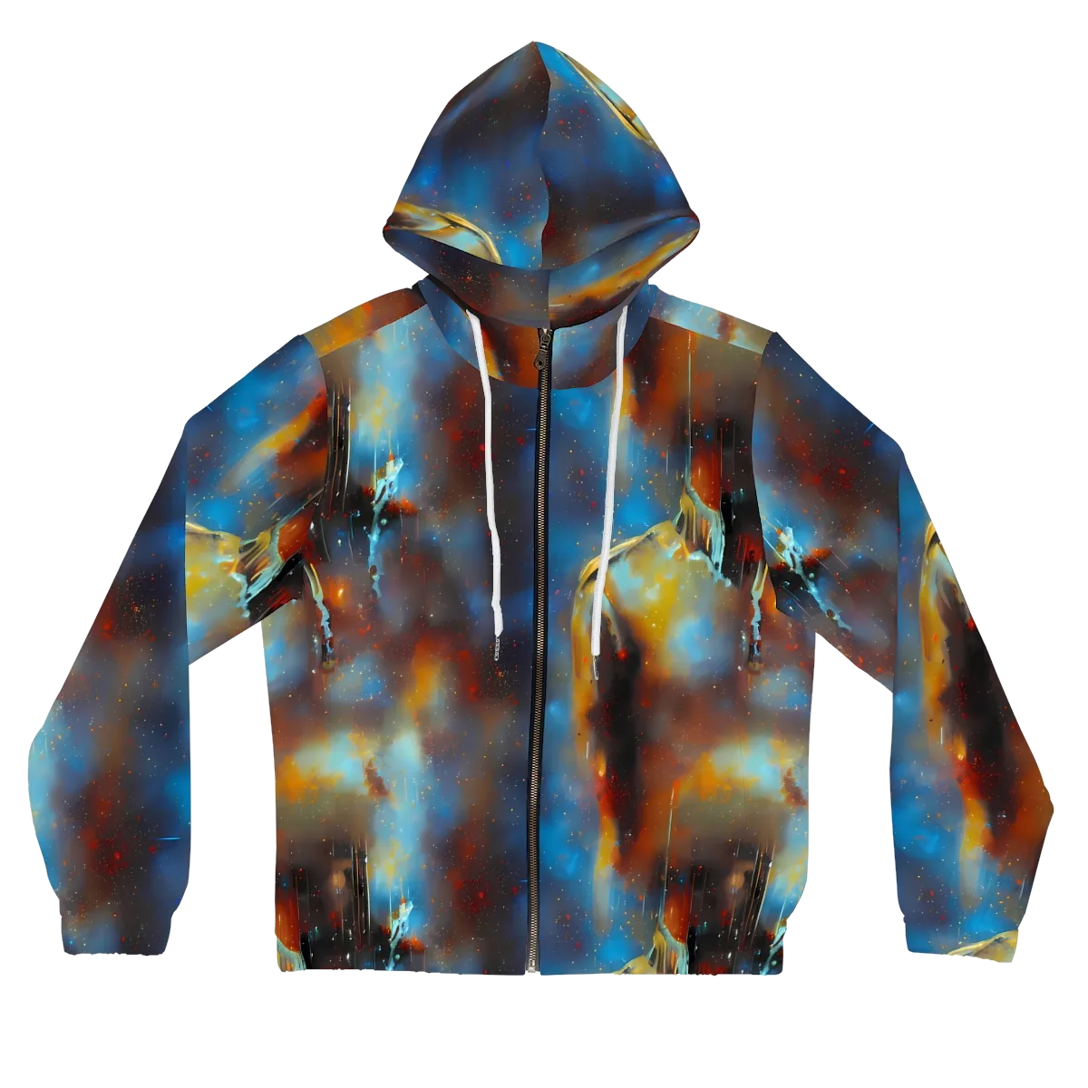 Chromatique Veil on Women's Full-Zip Hoodie — Front