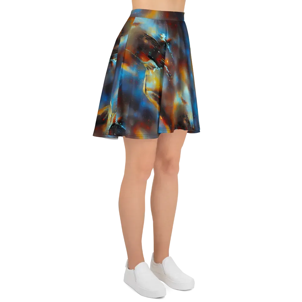 Chromatique Veil on Skater Skirt — Right