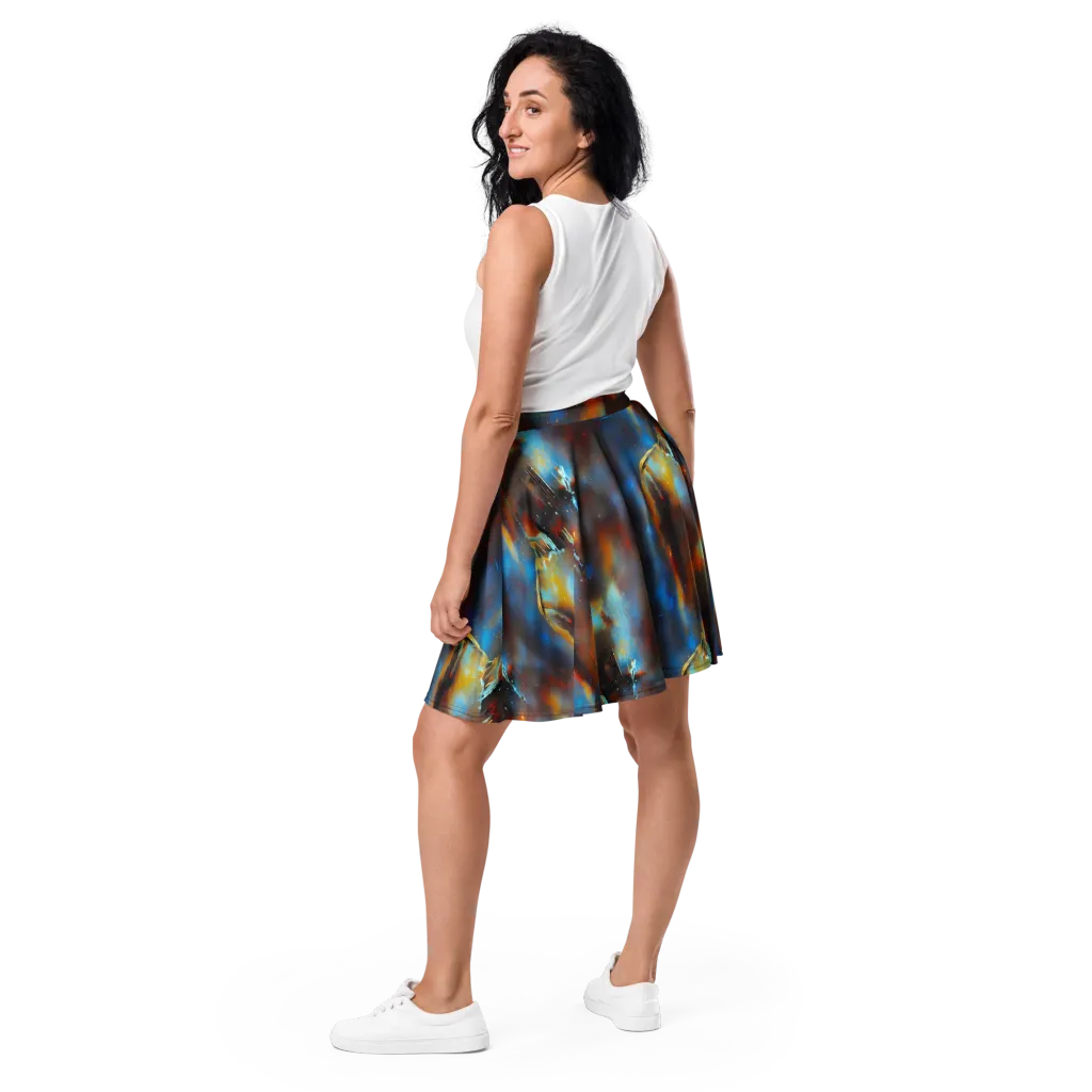 Chromatique Veil on Skater Skirt — Back