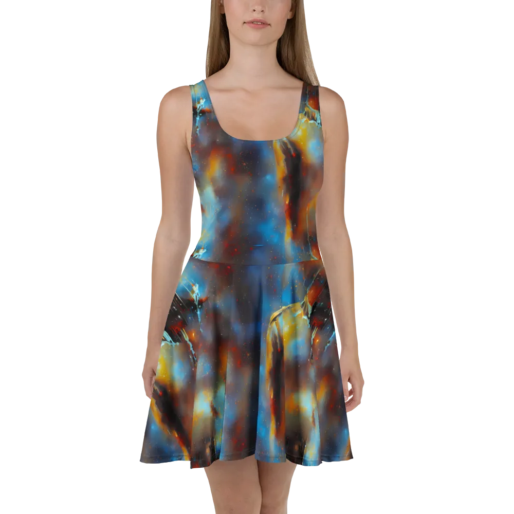 Chromatique Veil on Skater Dress — Front