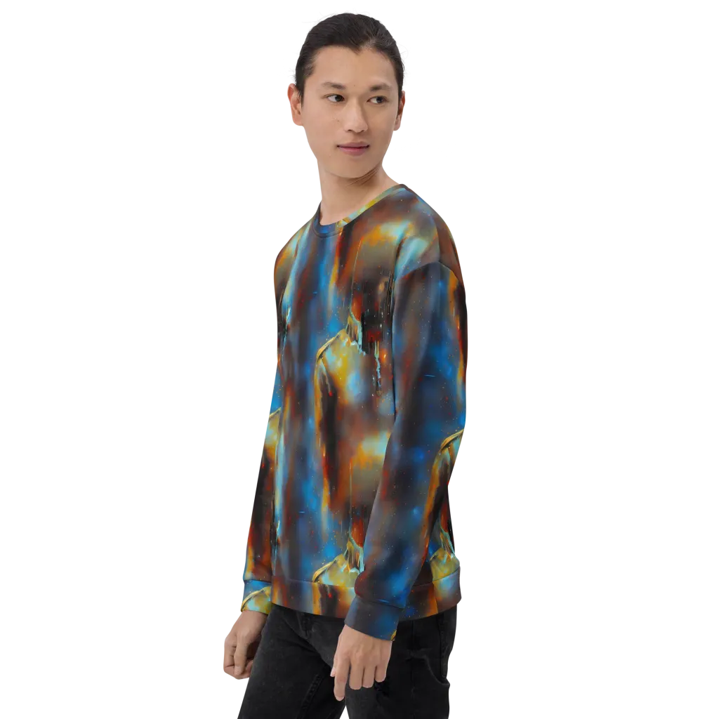 Chromatique Veil on Sweatshirt — Left Front