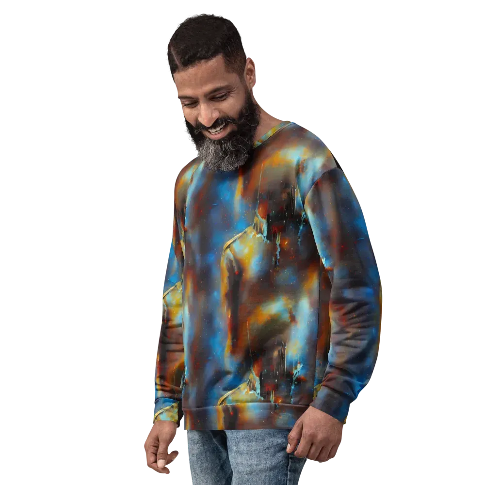 Chromatique Veil on Sweatshirt — Left Front