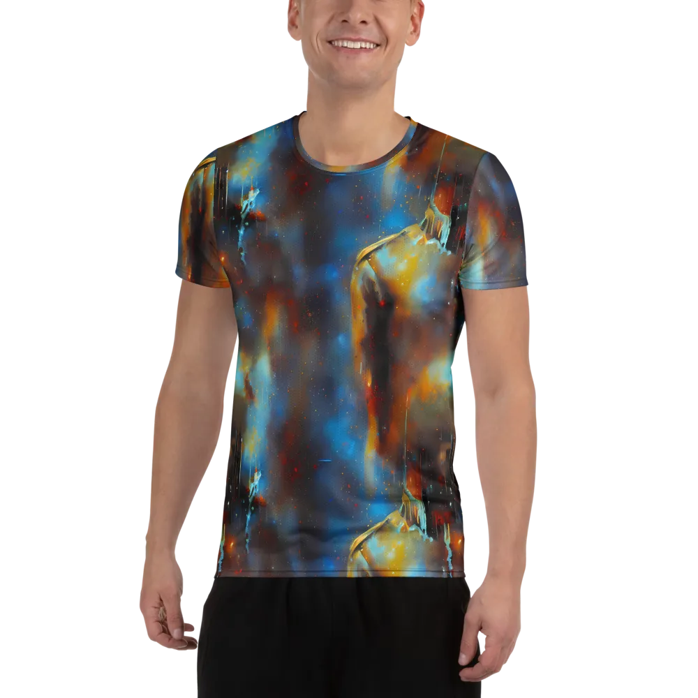 Chromatique Veil on Men's Athletic T-Shirt — Front