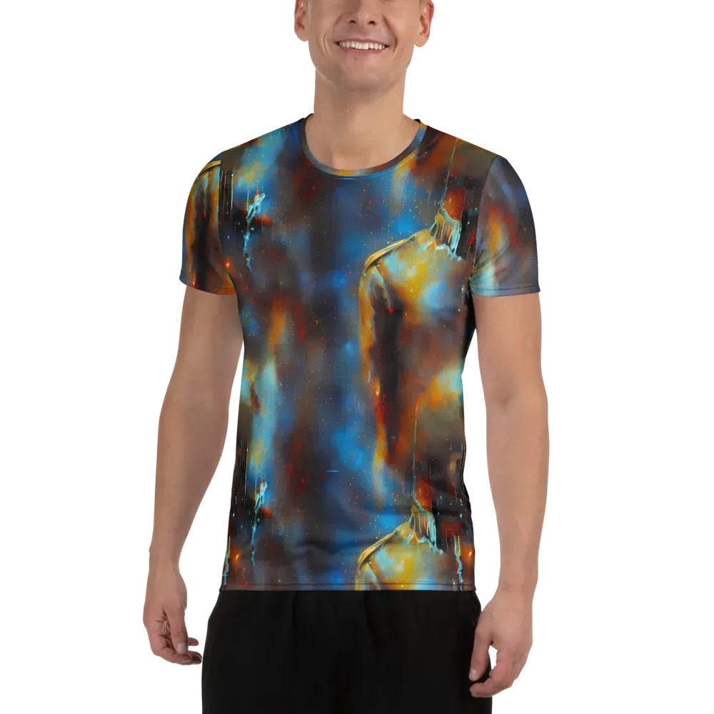 Chromatique Veil on Men's Athletic T-Shirt — Front