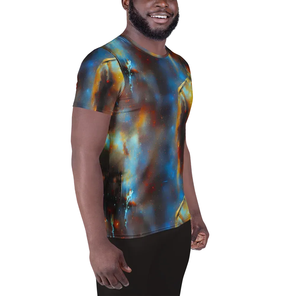 Chromatique Veil on Men's Athletic T-Shirt — Right