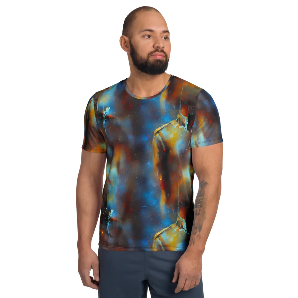 Chromatique Veil on Men's Athletic T-Shirt — Front