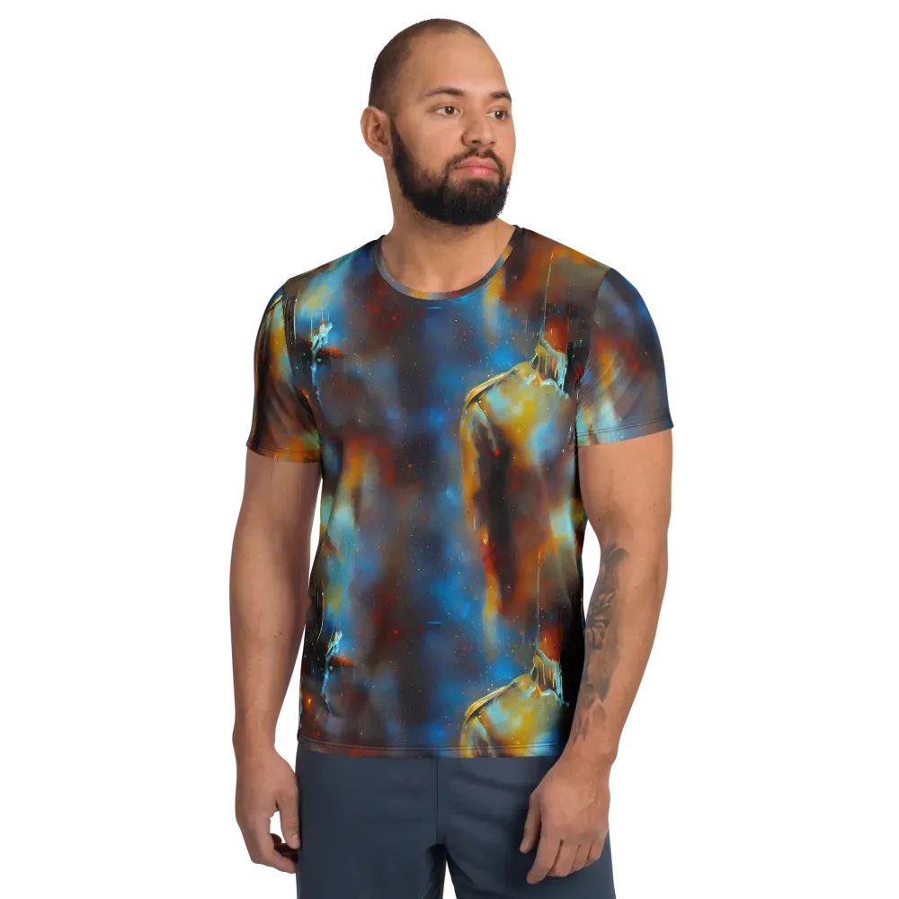 Chromatique Veil on Men's Athletic T-Shirt — Front