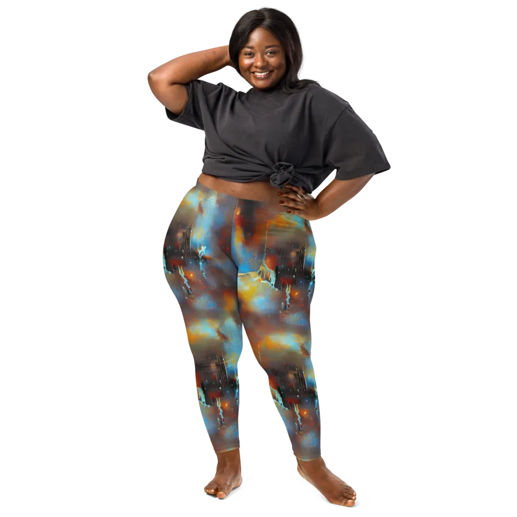 Chromatique Veil on Leggings — Front