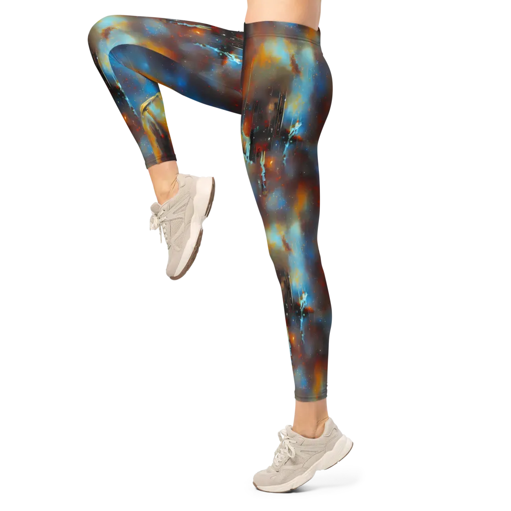 Chromatique Veil on Leggings — Left