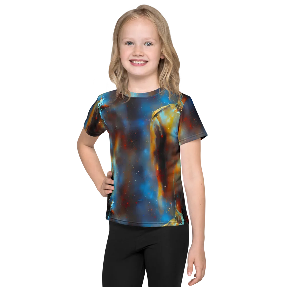 Chromatique Veil on Kids Crew Neck T-Shirt — Front