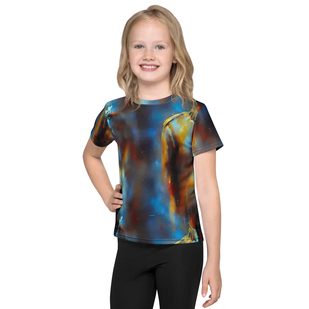Chromatique Veil on Kids Crew Neck T-Shirt — Front