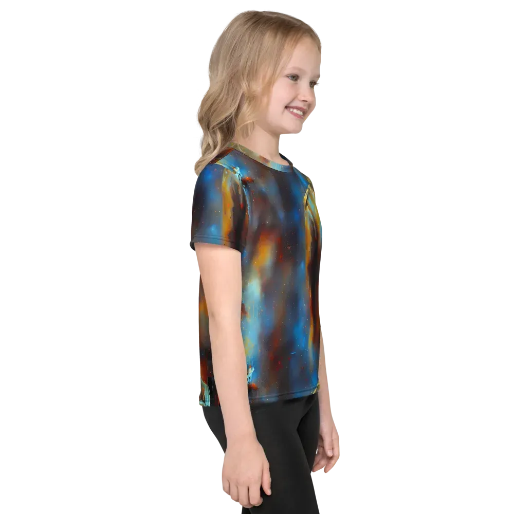 Chromatique Veil on Kids Crew Neck T-Shirt — Right