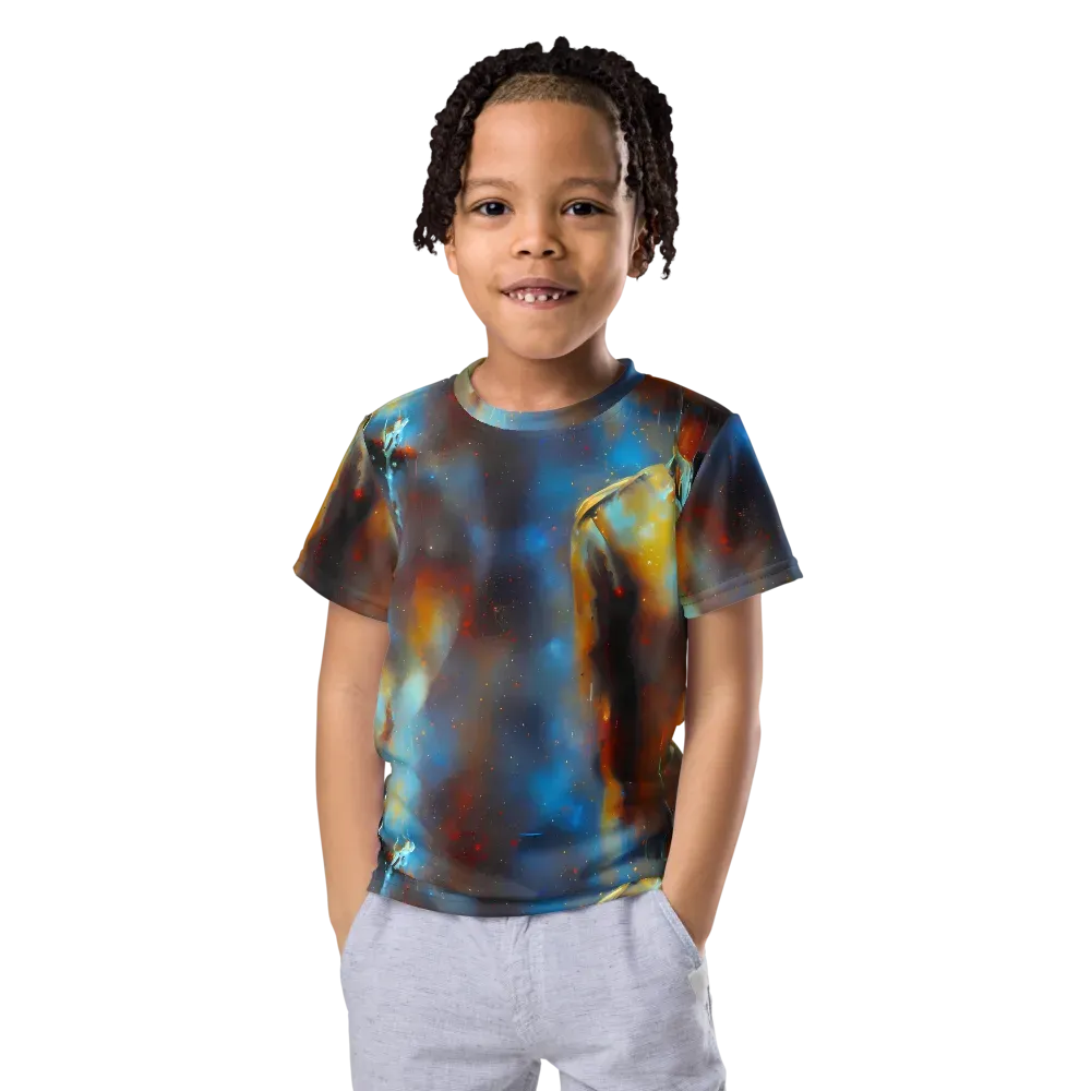 Chromatique Veil on Kids Crew Neck T-Shirt — Front