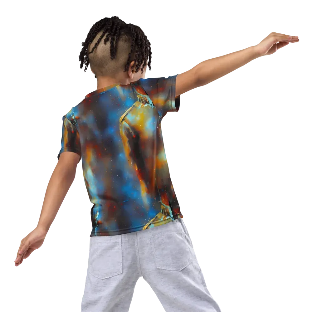 Chromatique Veil on Kids Crew Neck T-Shirt — Back