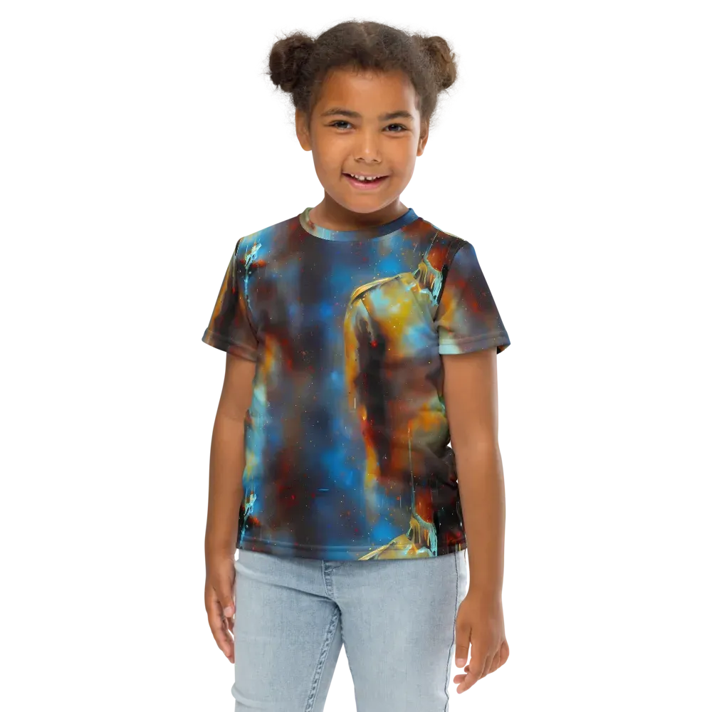 Chromatique Veil on Kids Crew Neck T-Shirt — Front