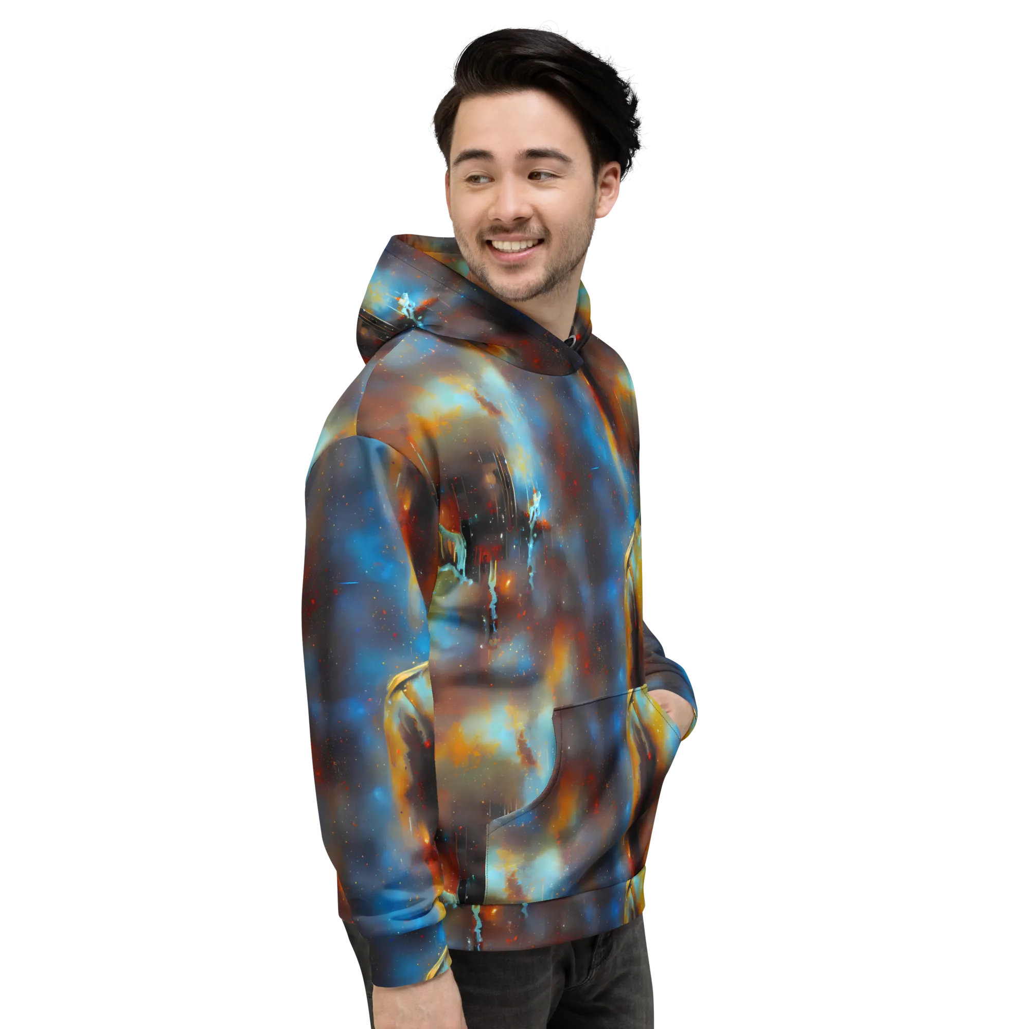 Chromatique Veil on Hoodie — Right