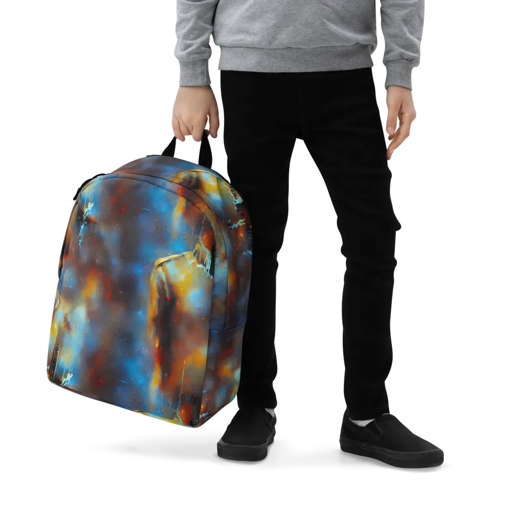 Chromatique Veil on Minimalist Backpack — Zoomed-in