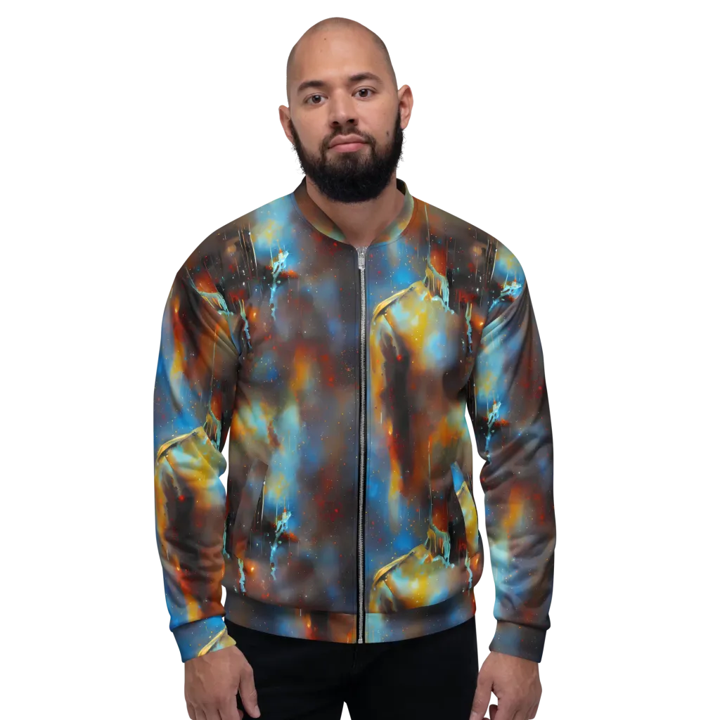Chromatique Veil on Bomber Jacket — Front