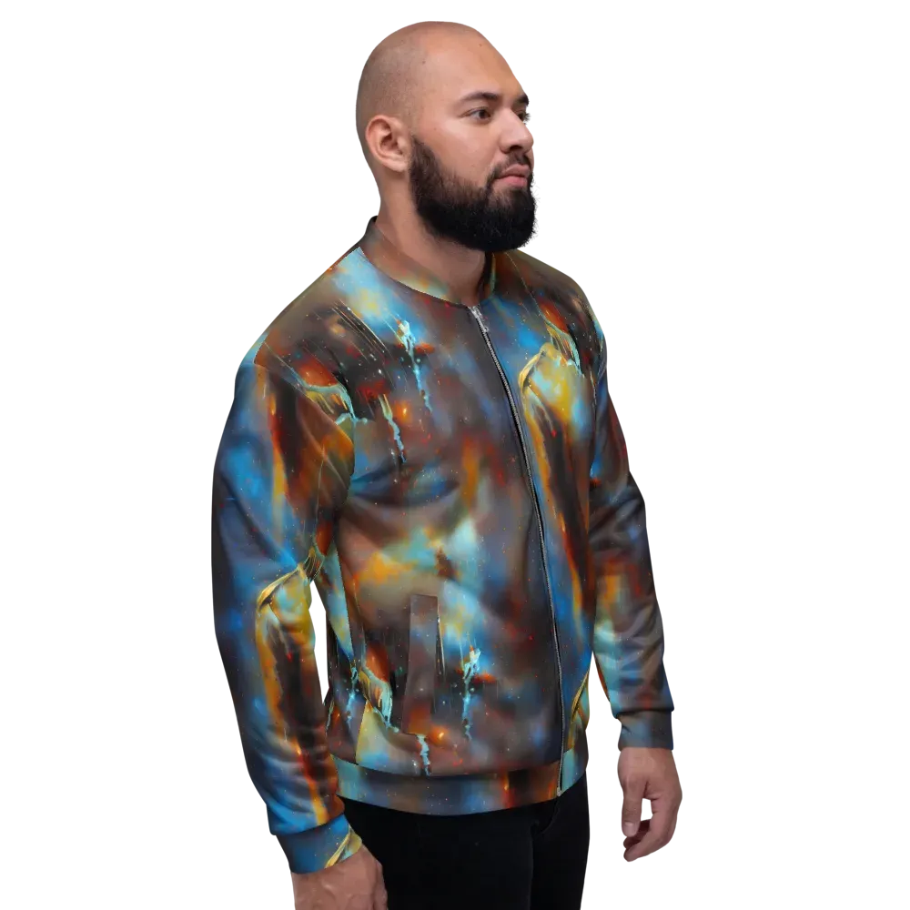 Chromatique Veil on Bomber Jacket — Right